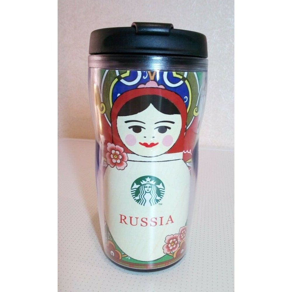 Starbucks Tumbler Matryoshka Russian Nesting Doll Russia 12oz 355ml USA Seller